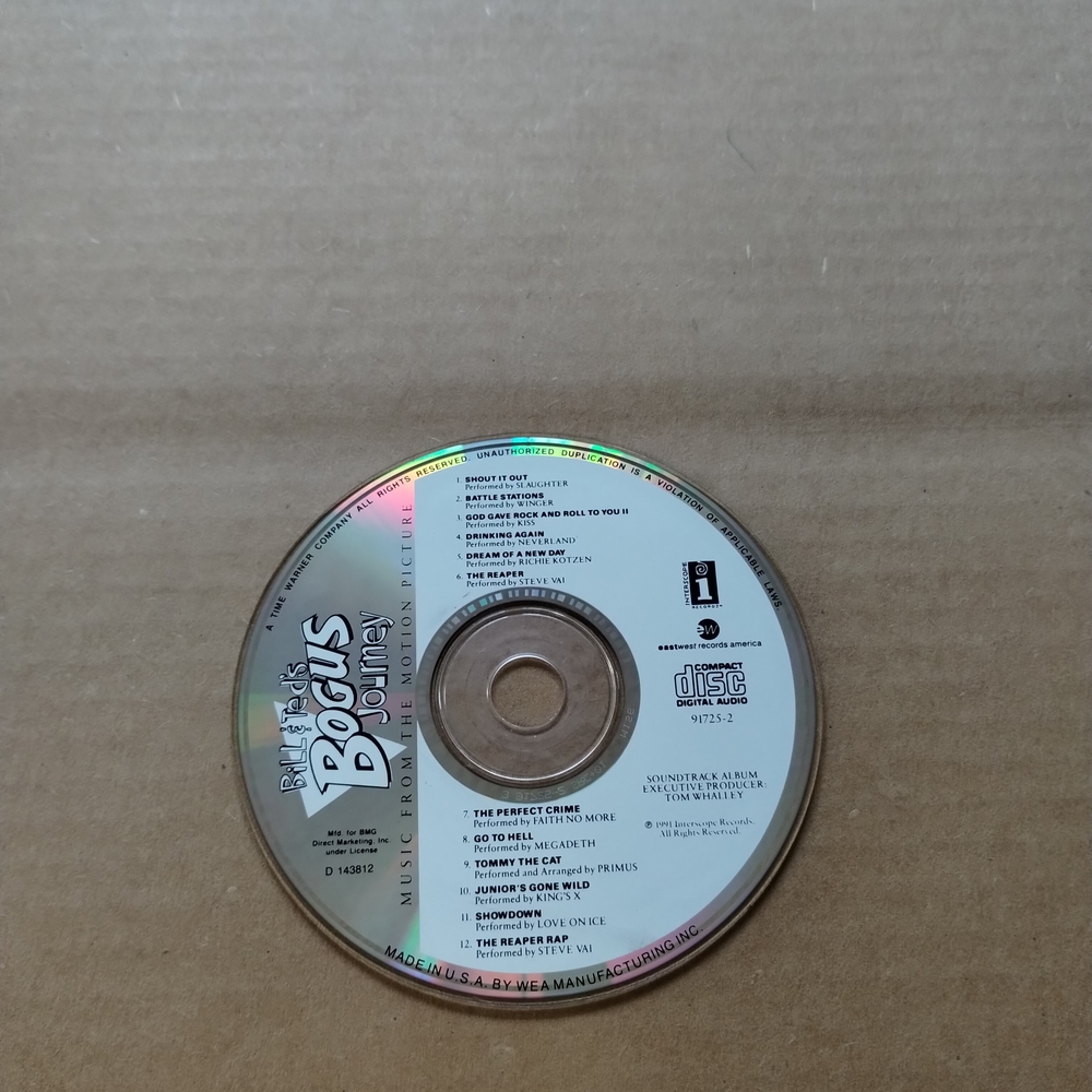 Bill & Ted's - Bogus Journey - Soundtrack - CD - Rock - Stage & Screen